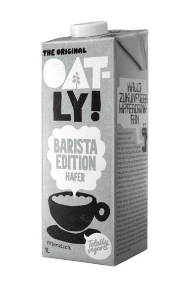 Oatly Haferdrink Barista, zum Aufschäumen geeignet, 1 L/PK