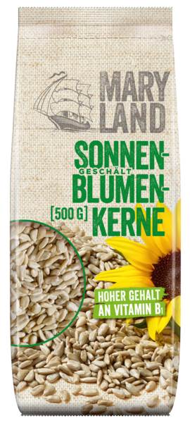 Maryland Sonnenblumenkerne, 0,5 KG/BT