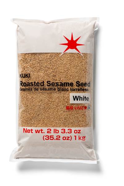 Kuki irigoma shiro (roasted) 1 KG/ZK geroosterd wit sesamzaad