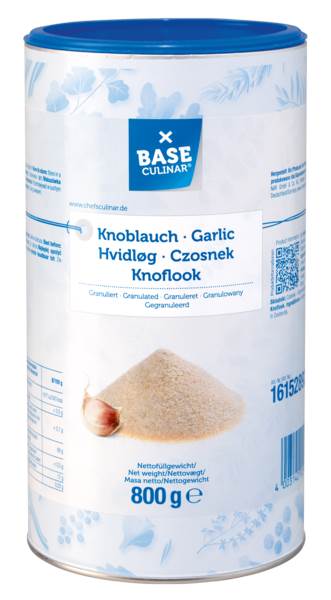 Base Culinar Streudose Knoblauch granuliert, 0,8 KG/DS