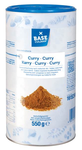 Base Culinar Streudose Curry Gewürzmischung, 0,55 KG/DS