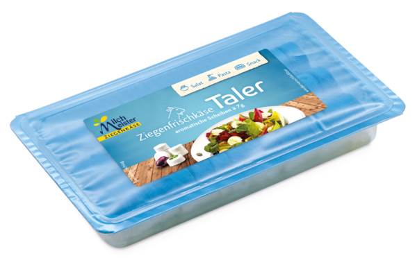 MilchMeister Ziegenfrischkäse Taler, à 7 g, Ziegenmilch, 50% Fett i.Tr., Deutschland, 42 ST/PK
