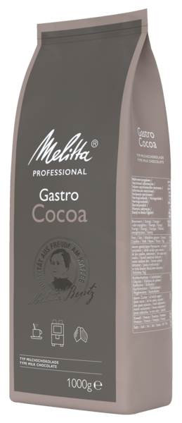 Melitta Gastronomie Kakao, kakaohaltiges Getränkepulver für Automaten und Dispenser, (1132) 1 KG/BT