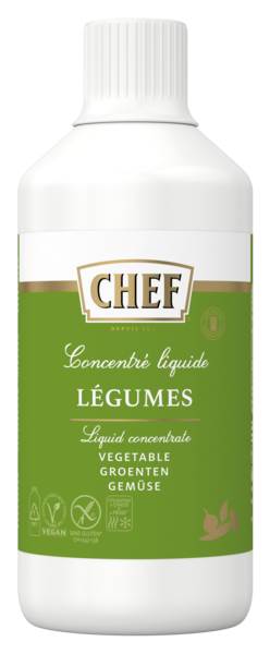 CHEF Premium Koncentrat warzywny, płynny 1 L/BU