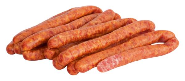 Duda Frankfurterki parzone, wieprzowo-drobiowe, w osłonce baraniej,ok.18-20 szt.,ok. 0,5 KG/PR