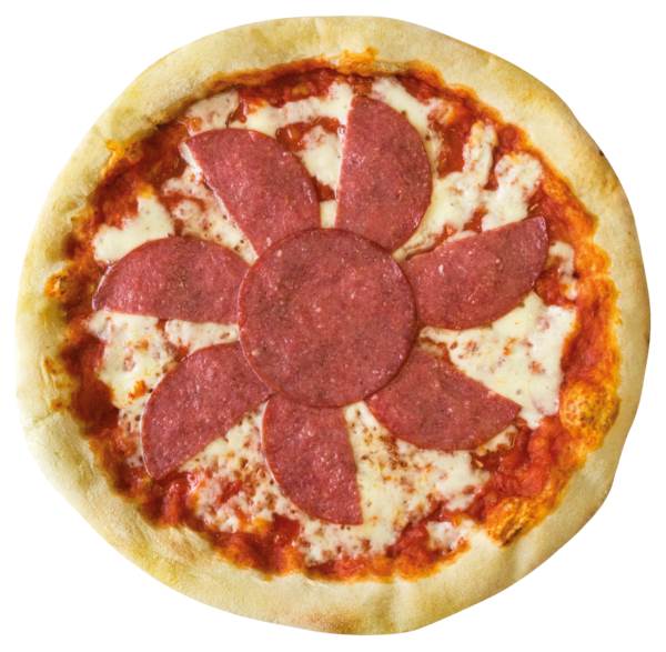 Mr GIA Pizza Salami 320g/szt, wstępnie upieczona, średnica 25cm, 10 ST/KT