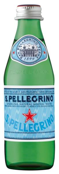 San Pellegrino Woda gazowana, butelka bezzwrotna, szklana, 0,25 L/BU
