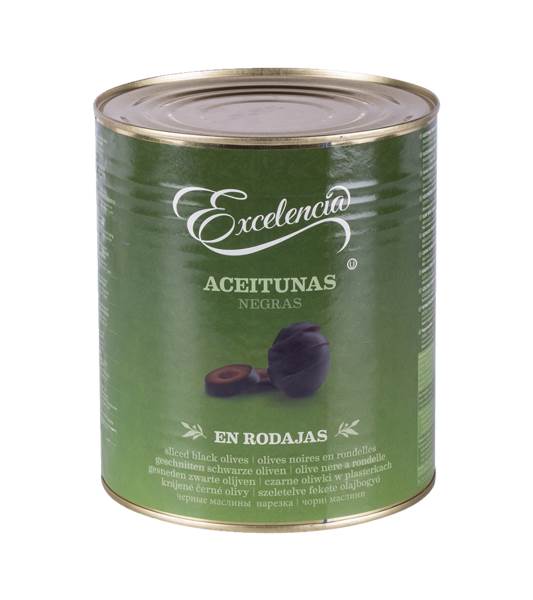 Excelencia Oliwki czarne krojone, 3100 ML/PS