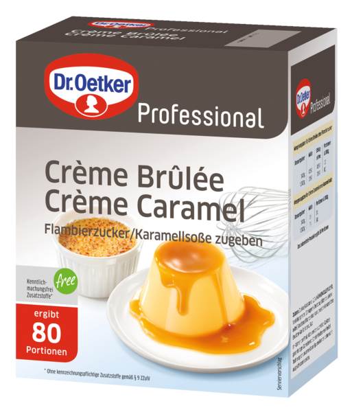 Dr.Oetker Professional Oet. Creme Brulee/caram.1kg f.cook (1-39-250532) 1 KG/FB
