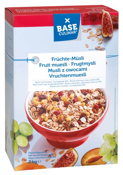 Base Culinar Früchte Müsli, 2 KG/FS