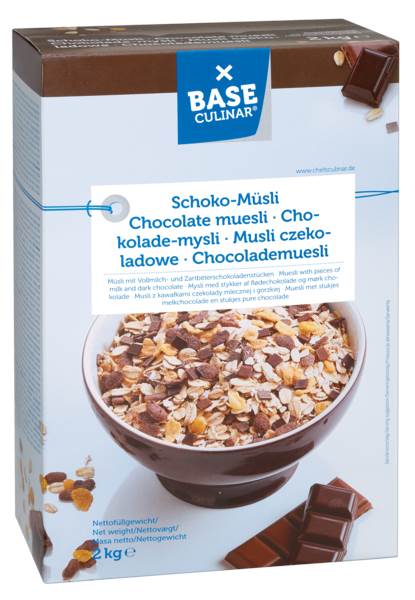 Base Culinar Schoko Müsli, 2 KG/FS