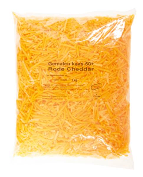 Cheddar rood, geraspt 1 KG/ZK vervangend artikel 60187723