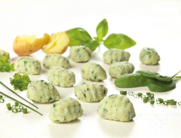 TK Bon Pastaio Gnocchi Erbe, Stück ca. 6-8g, vegan, 5 KG/KT