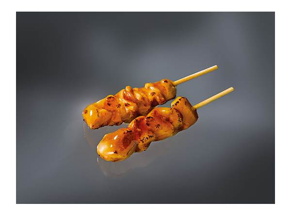 TK Langenbach Hähnchen - Spieß Yakitori mit Sojasauce, Hähnchenkeulenfleisch über 1,05 KG/PK Holzkohle gegrillt, ca. 15 g,