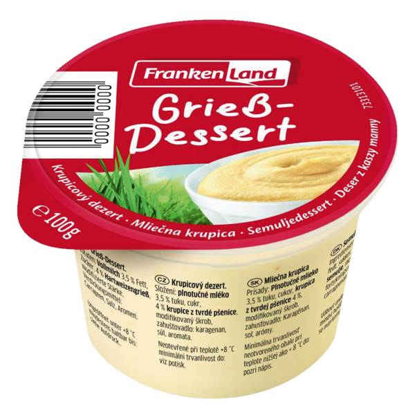 Frankenland Grießdessert Pur 100 G/BE