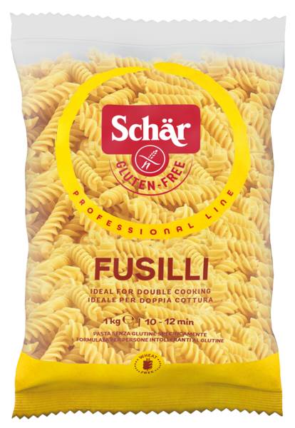 Schär gluten free pasta: Fusilli 1kg 1 KG/BG