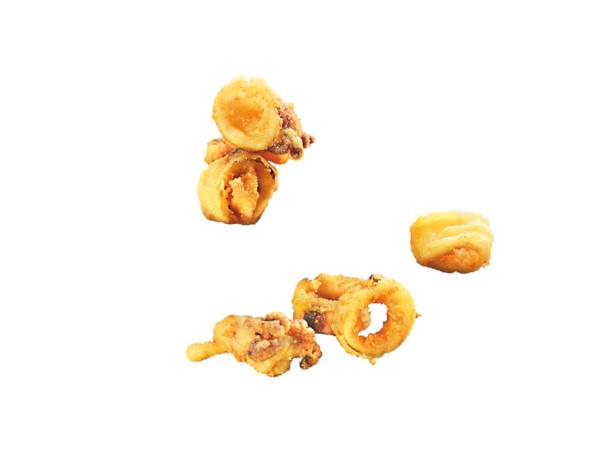 TK Tintenfischstücke (Chipirones), mehliert, vorfrittiert, 6x 1 KG/BT