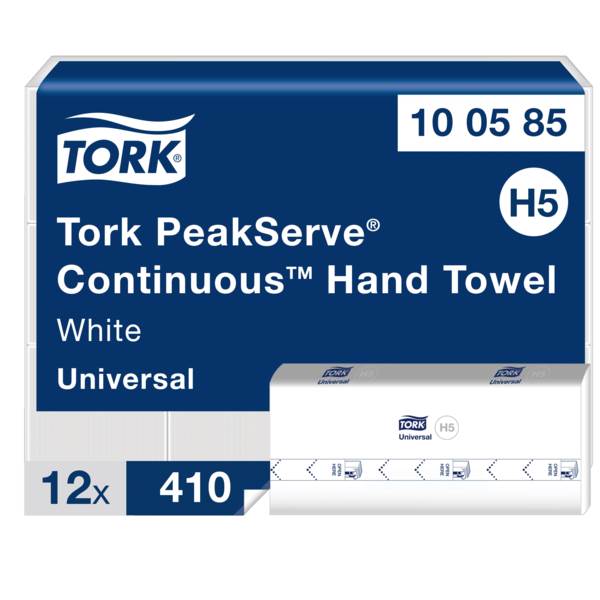 Tork Ręcznik papierowy, 12 x 410 listków, 1-warstwowy, H5, (100585) 1 KT