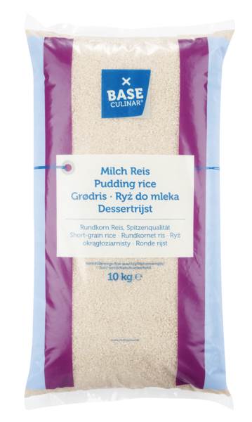 Base Culinar Milchreis Rundkorn, 10 KG/SA