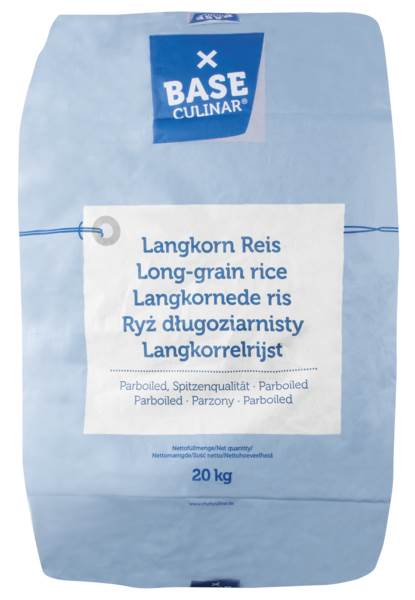Base Culinar Ryż długoziarnisty, parboiled, 20 KG/WO