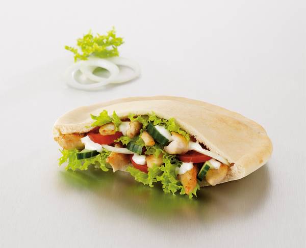 Mr Schulstad Pieczywo Pita 80g, płaski chlebek gotowy do wypieku, pszenny, 96 ST/KT