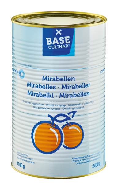 Base Culinar Mirabellen, entsteint, gezuckert, ATG: 2400g, 4250 ML/DS