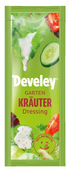Develey Dressing Gartenkräuter, Portionen, 25ml, 125 ST/KT
