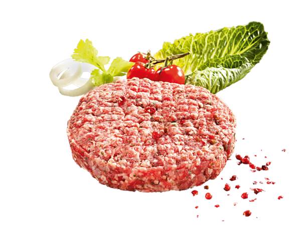 Meisterfrisch Hamburger Rinderhacksteaks, ca 0,22 KG/ST