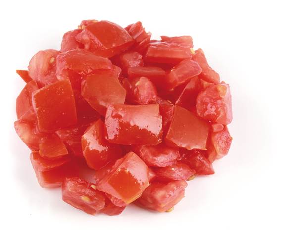 O+G Tomaten, Würfel, 5x5mm, 1 KG