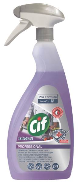 Diversey CIF Professional 2in1, Desinfektionsreiniger, (101107796) 750 ML/FL