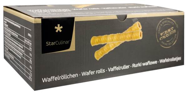 Star Culinar Rurki waflowe dekoracyjne, 200 szt, długość 12 cm 200 ST/PA