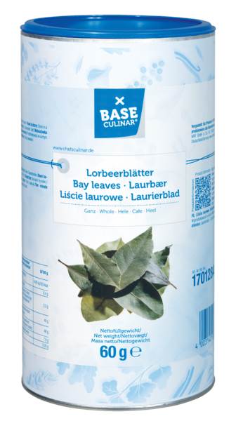 Base Culinar BC spice tin bay leaves        60g 0.06 KG/TN