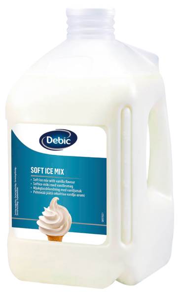 Debic Soft Ice, baza do lodów włoskich, 5% tłuszczu, 5 L/BU