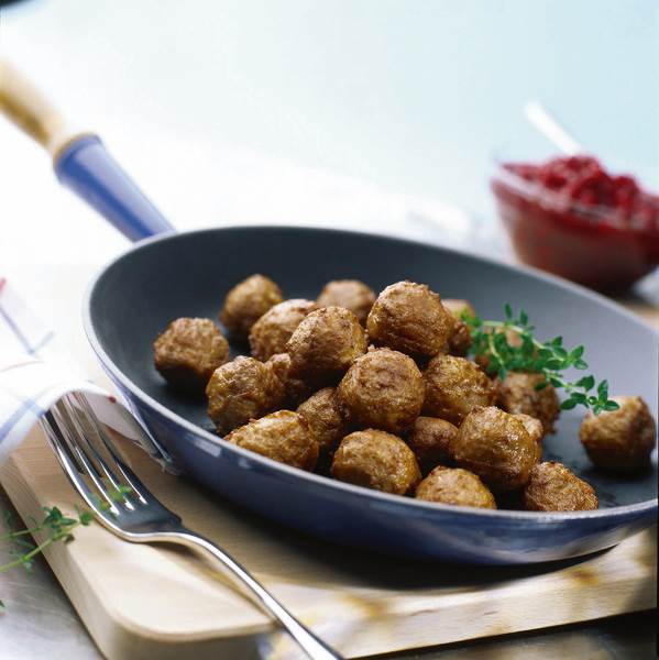 TK Dafgård Original schwedische Köttbullar, 5 KG/KT aus 80 % Rind- und Schweinefleisch, ca 14 g