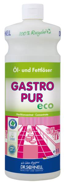 Dr.Schnell Gastro Pur Eco, Ökologischer Öl- und Fettlöser, (36904) 1 L/FL