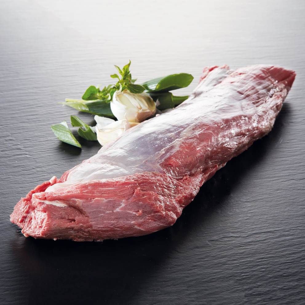 Kalvemørbrad m/bimørbrad, uden sene, salt og peber, sous vide, ca. 1,3+, EU