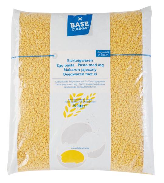 Base Culinar Eierteigwaren Muscheln, Suppeneinlage, 5 KG/BT