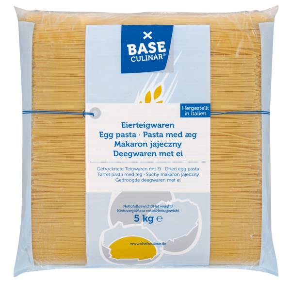 Base Culinar Eierteigwaren Spaghetti, 5 KG/BT