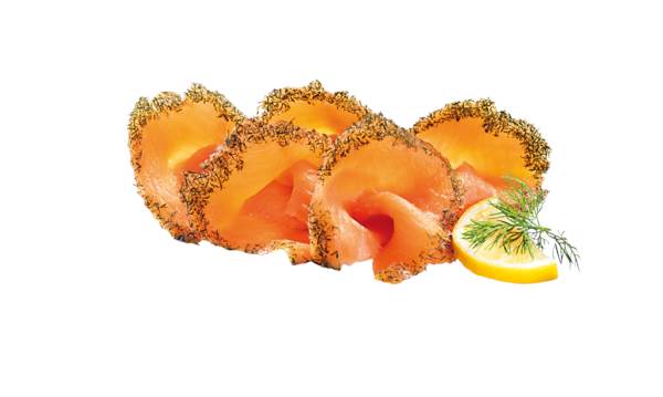 TK Base Culinar Gravedlachs, geschnitten, Trim D, Injektionssalzung, vakuumiert, 1 KG/PK aus Salmo Salar, Norwegen