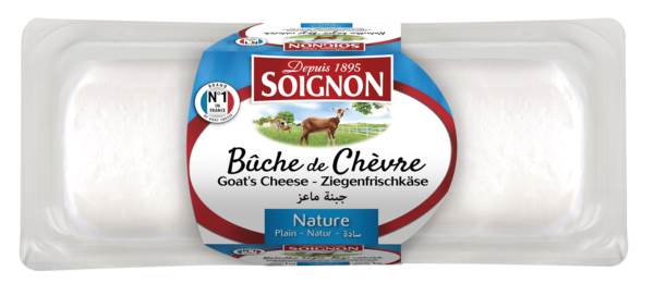Soignon rolada twarogowa, z mleka koziego, ser twarogowy, 1 KG/PA