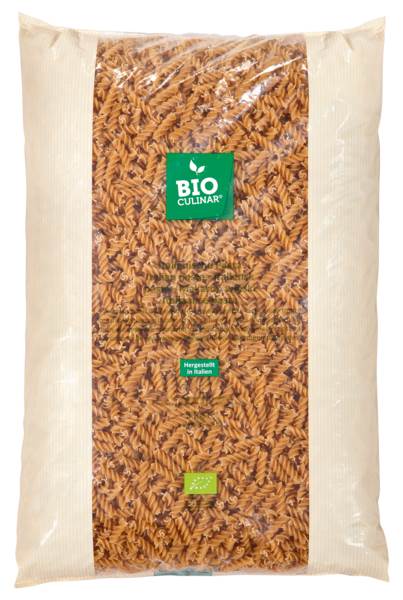 Bio Culinar Bio Vollkorn Fusilli, 5 KG/BT