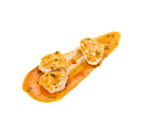 TK Star Culinar Hi Taste Hähnchenbruststücke "Pesto Rosso", in cremiger Tomatensauce mit Olivenöl und 3 KG/BT Knoblauch verfeinert, Fleischeinwaage 40 %, im Kochbeutel, Portionsvorschl. 250g