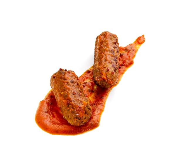 TK Star Culinar Hi Taste Lamm-Bitok in Tomaten-Tamarinde-Sauce, Hackröllchen aus Lamm-und Rindfleisch, 3 KG/BT