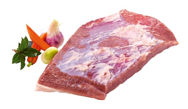 Australische Rinderbrust, ohne Knochen, Grain Fed, gepökelt, Stück ca3kg, 1 KG aus dem Vorderviertel