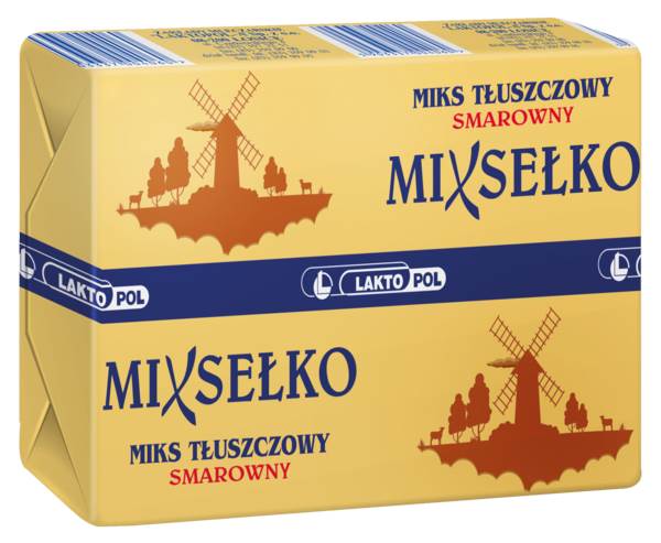 Laktapol Miksełko ekstra smarowne miks tł.82% 200g (72%tł.roślinny, 10%tł.mleczny) 0,2 KG/PA
