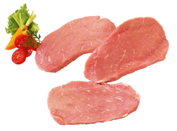 deutsche Kalbsschnitzel, Oberschale, ca 0,1 KG/SC aus der Keule