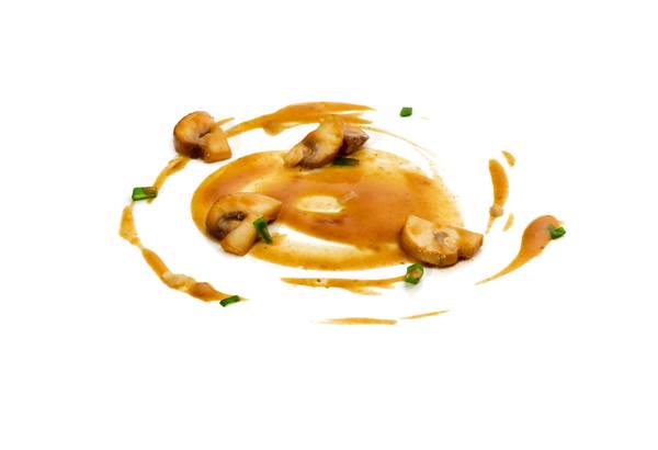 TK Star Culinar Hi Taste Champignon-Rahmsauce, mit Sahne und Weißwein verfeinert, 3 KG/BT Champignoneinwaage 35 %, im Kochbeutel, Portionsvorschlag 100 g