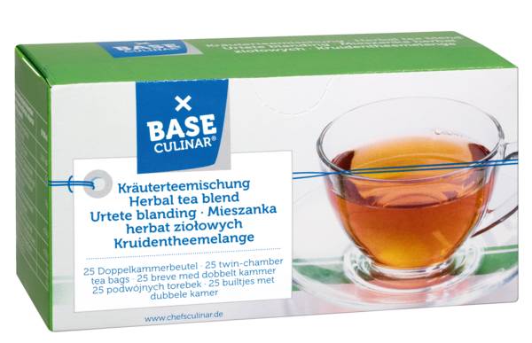 Base Culinar Kräuterteemischung, Portion für 1 - 2 Tassen,unkuvertiert, 25 BT/PK