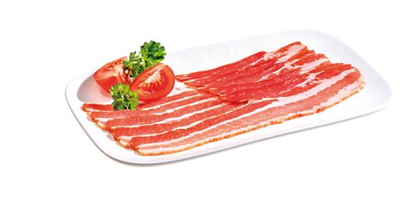 Star Culinar Boczek wieprzowy, wędzony na zimno, bez skóry i chrząstki, 2x ok.30 plastrów, 1 KG/PR