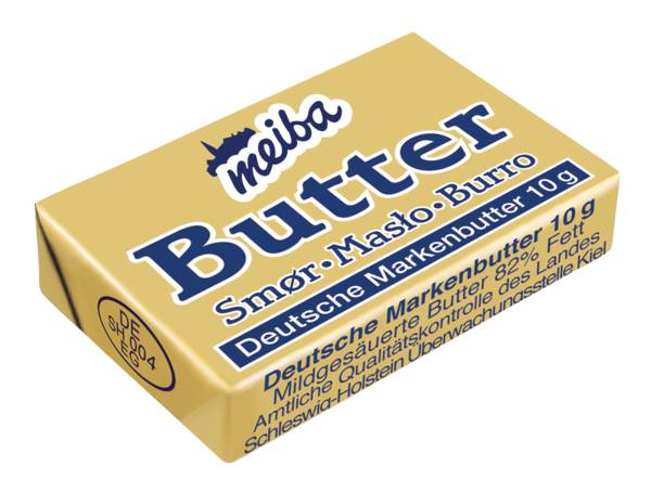Markenbutter gewickelt, 10g, 200 ST/KT
